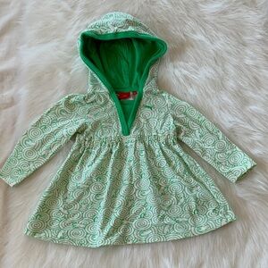 Puma Kids Dress with Green Swirl Pattern